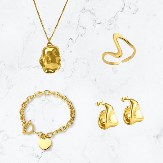 Gold Opulence Set - Gemineye Jewellery