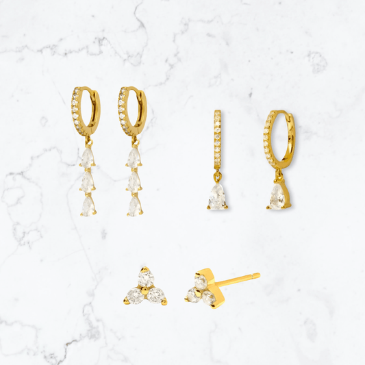 Gold Stacker Set - Gemineye Jewellery