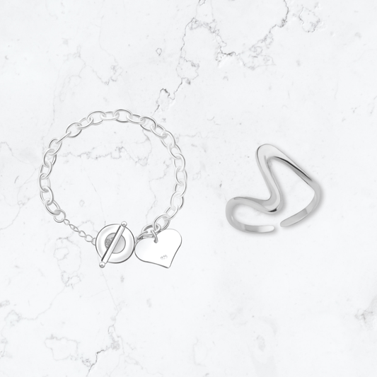 Silver Glow Set - Gemineye Jewellery