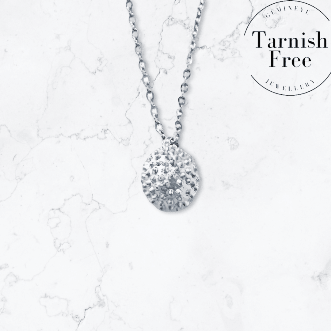 Silver Single Drop Pendant Necklace - Gemineye Jewellery