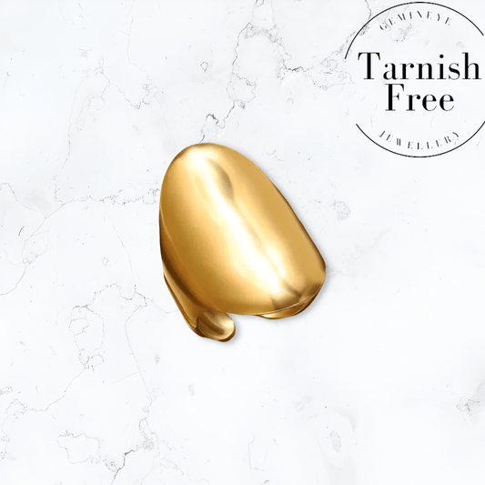 Gold Chunky Wrap Ring - Gemineye Jewellery