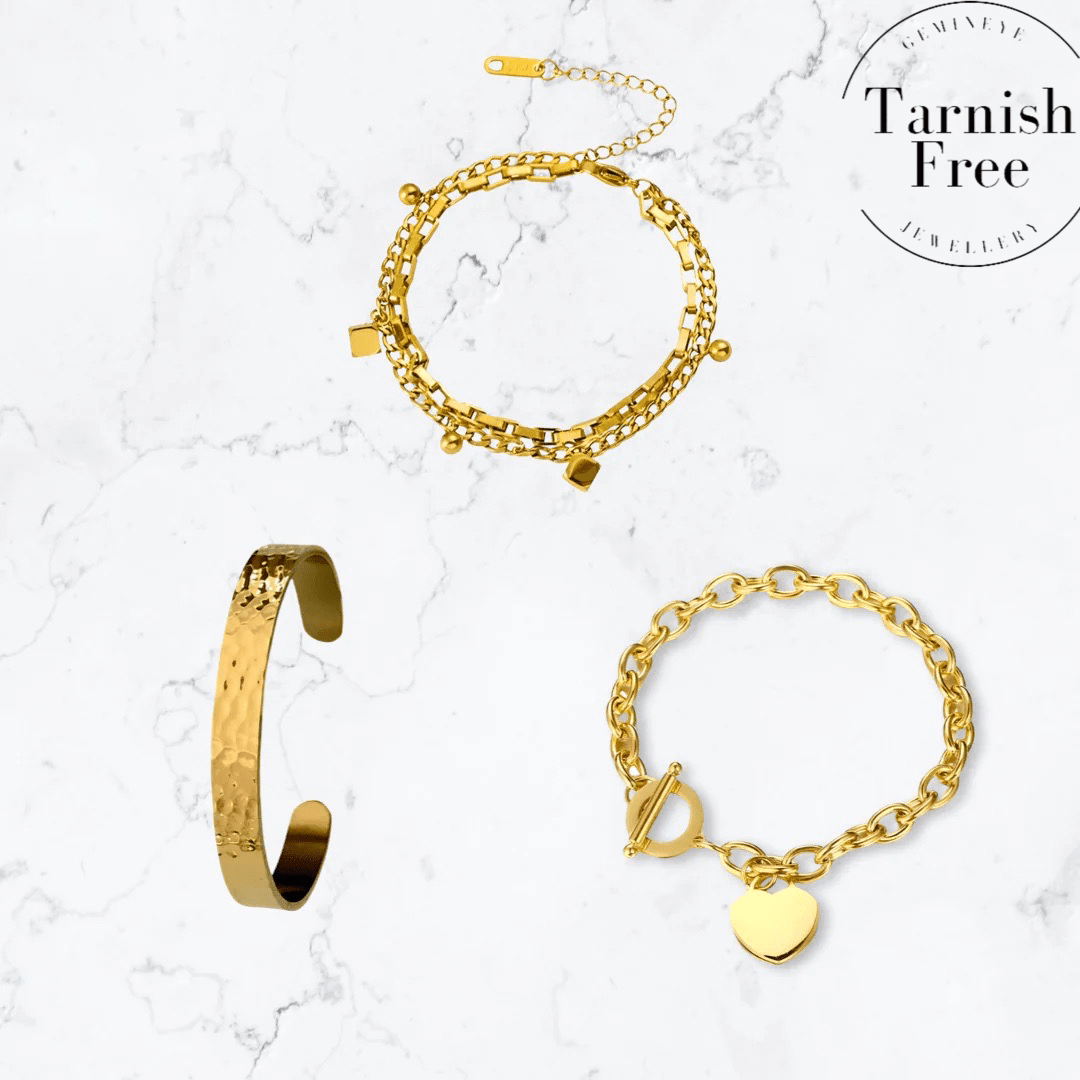 Gold Layered Luxe Set - Gemineye Jewellery