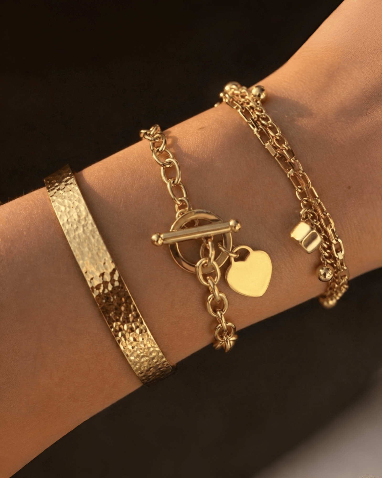 Gold Layered Luxe Set - Gemineye Jewellery