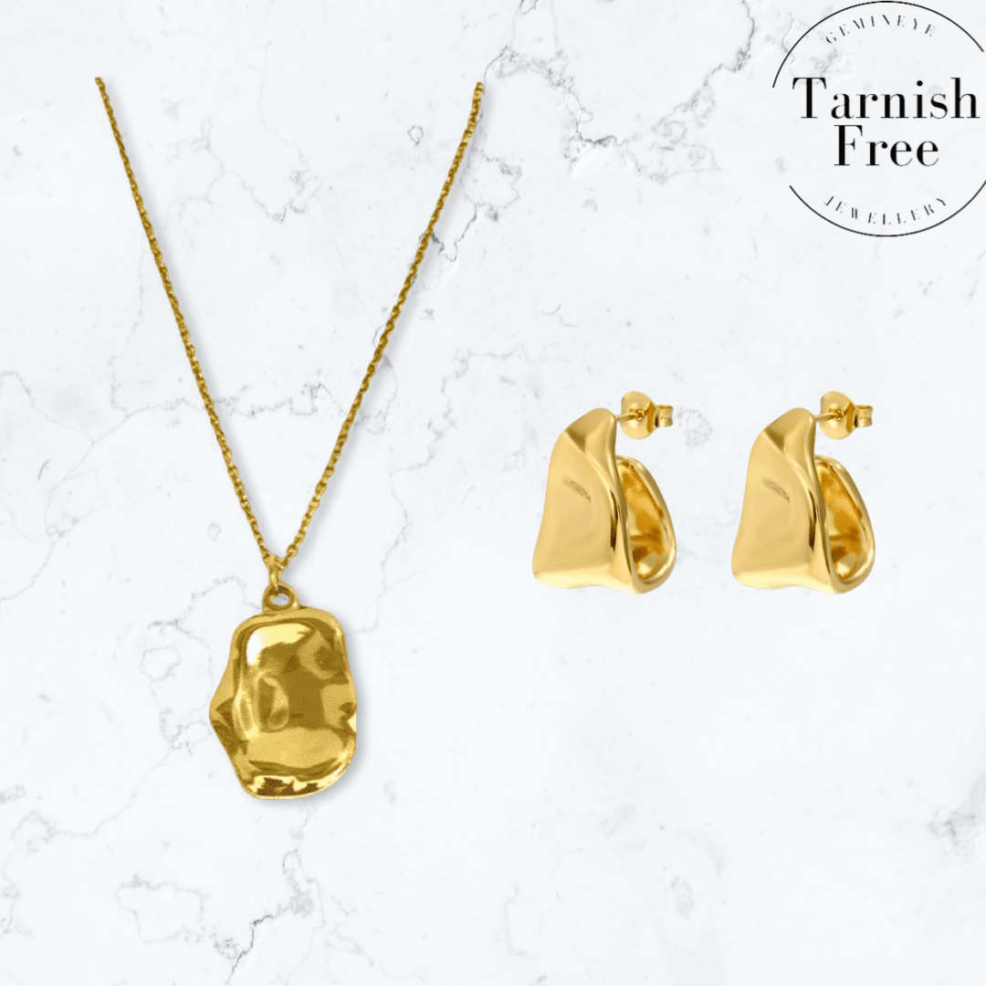 Molten Gold Duo - Gemineye Jewellery