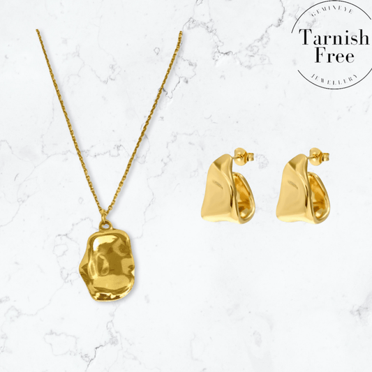 Molten Gold Duo - Gemineye Jewellery