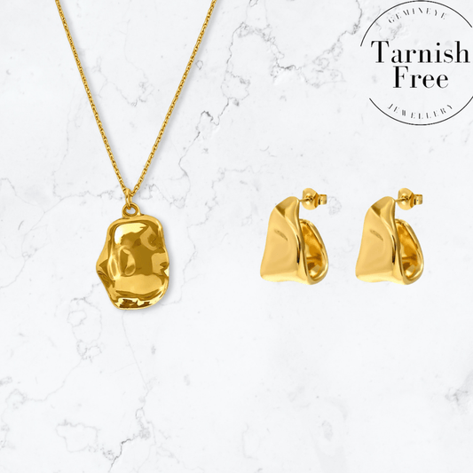 Molten Gold Duo - Gemineye Jewellery