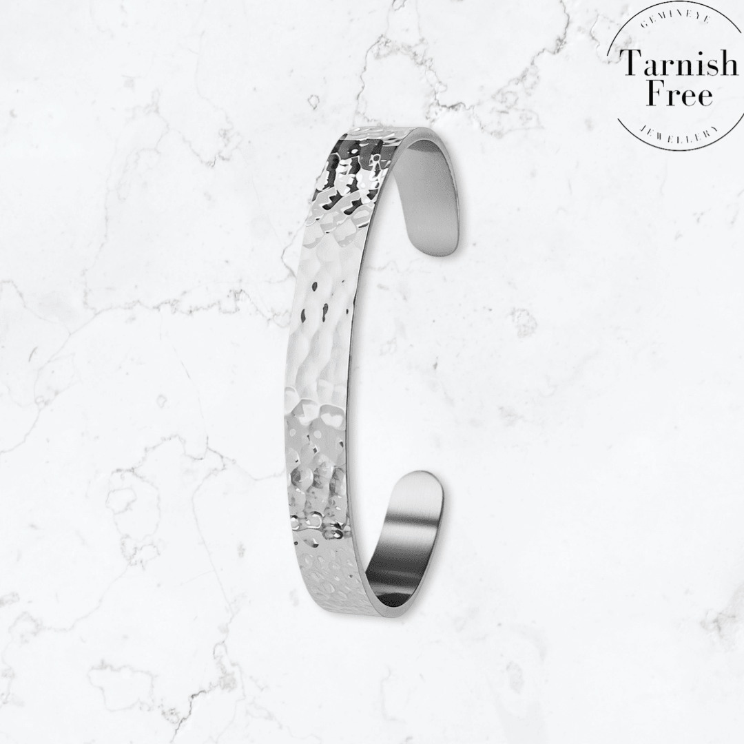 Silver Bangle Bracelet - Gemineye Jewellery