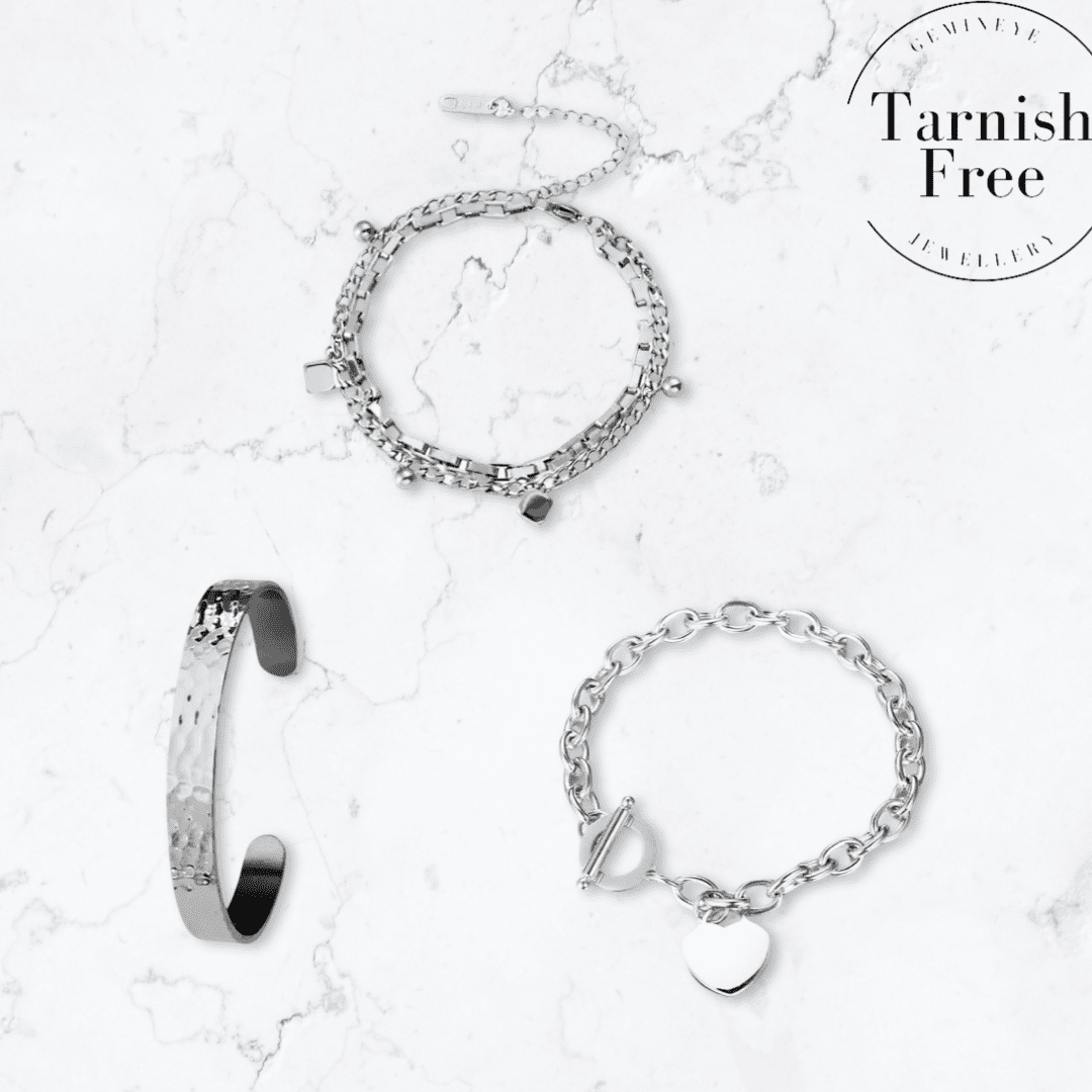 Silver Layered Luxe Set - Gemineye Jewellery