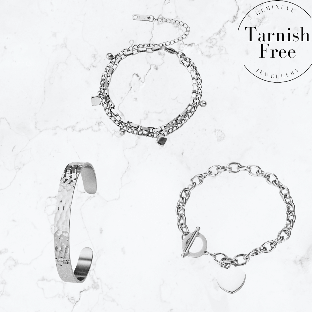 Silver Layered Luxe Set - Gemineye Jewellery