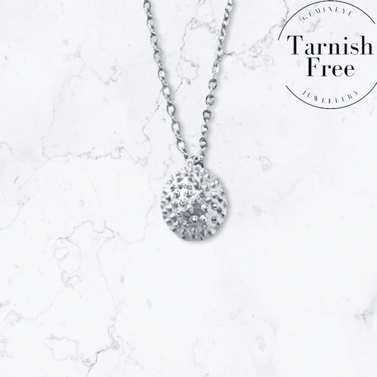 Silver Single Drop Pendant Necklace - Gemineye Jewellery