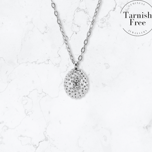 Silver Single Drop Pendant Necklace - Gemineye Jewellery